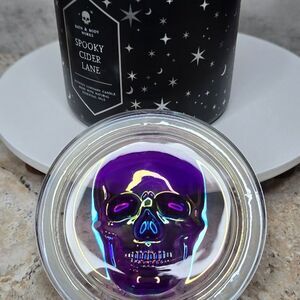 NEW Bath and Body Works Halloween Spooky Cider Lane 3-Wick Candle